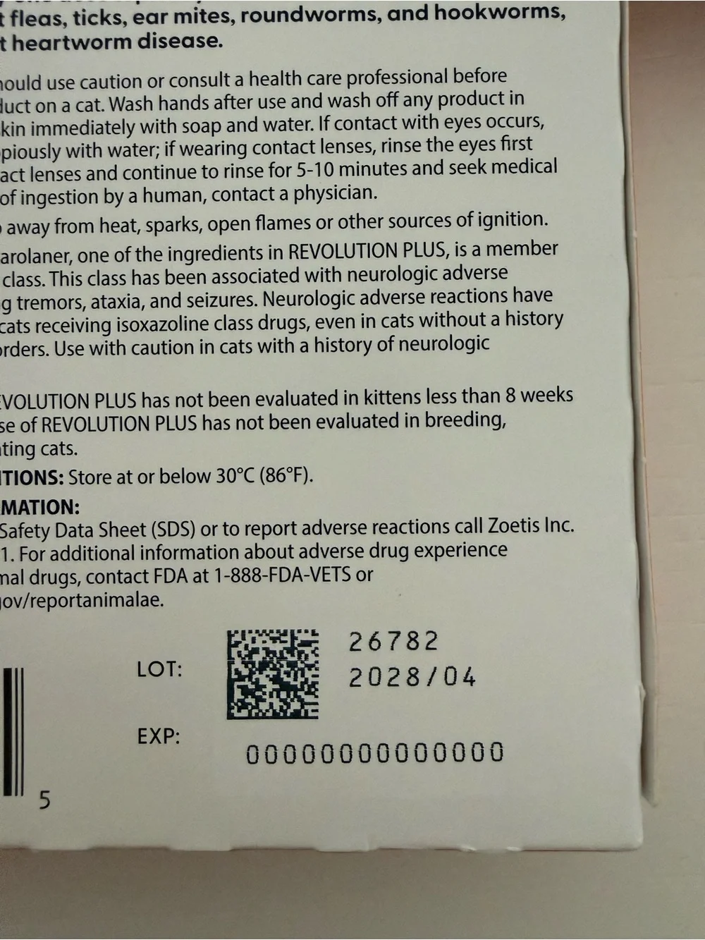 Revolution Plus Topical Solution for Cats (5.6–11 lbs) 8 doses